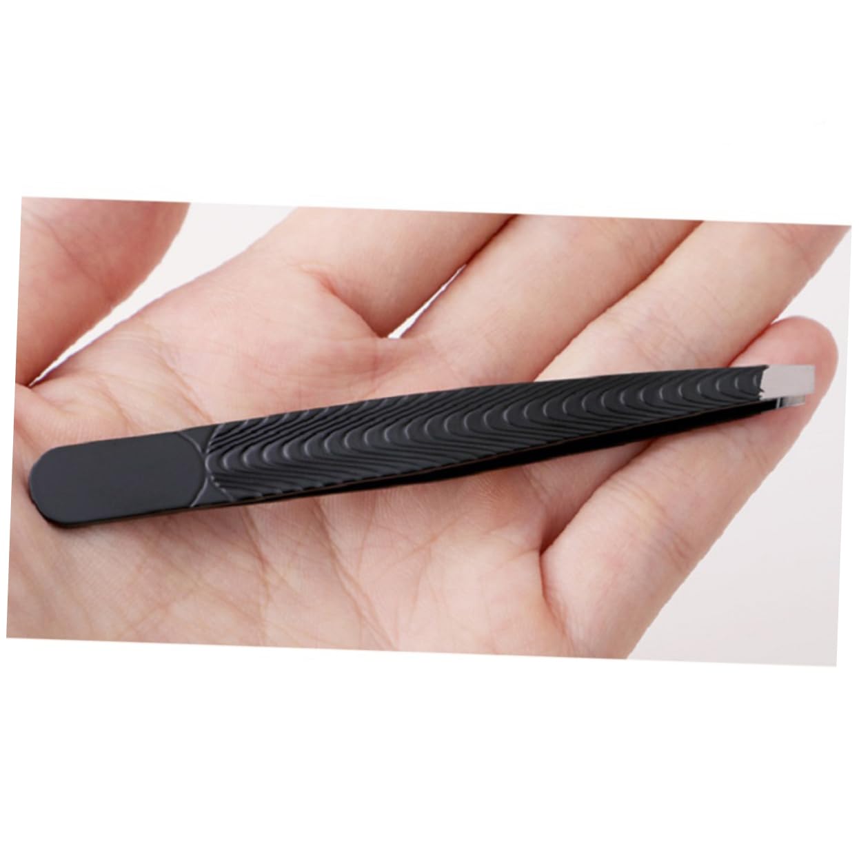 PartyKindom Professional Eyebrow Clip Tweezers 5pcs Stainless Steel Set Compact Lightweight Easy to Use for Home or Travel