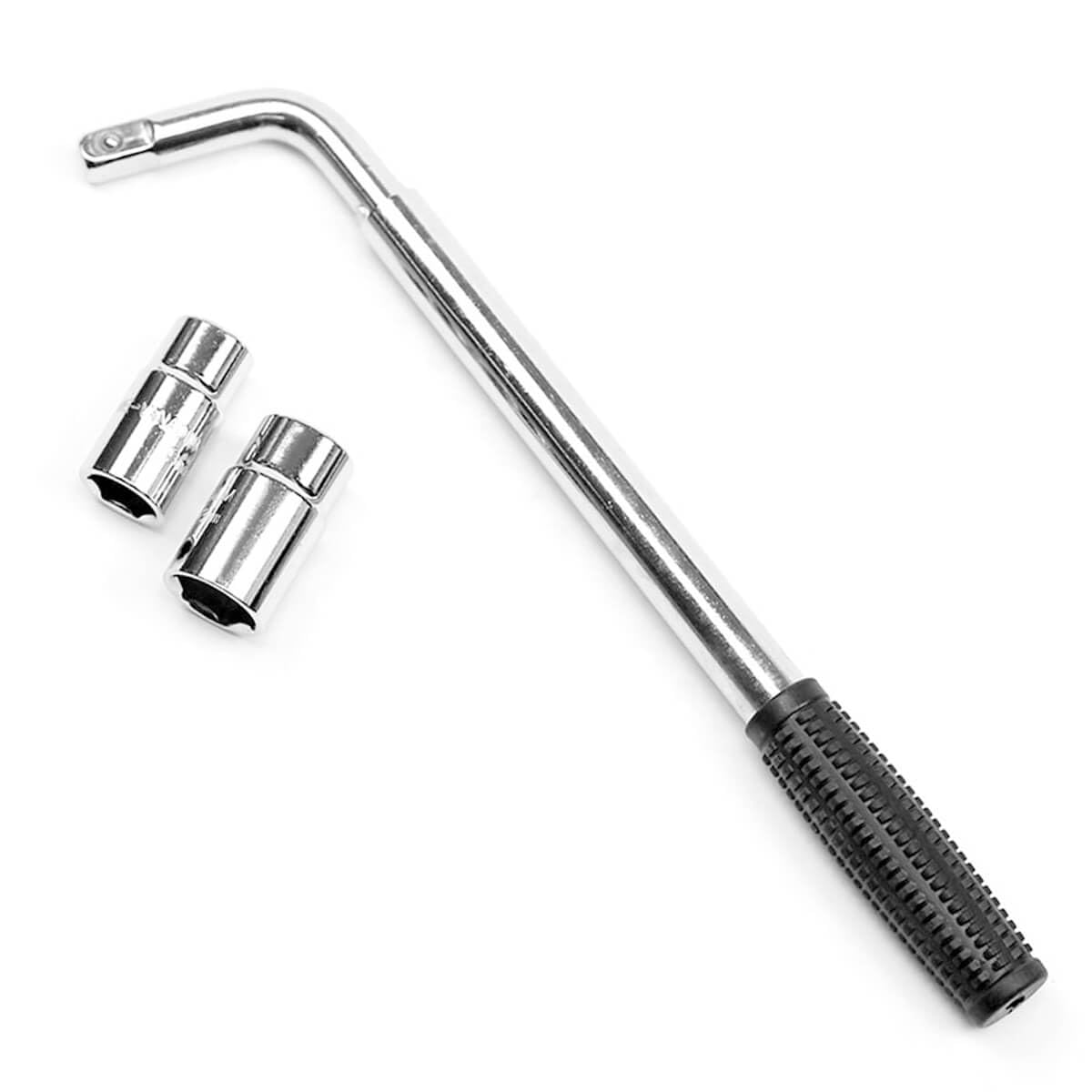 Chave de Roda Telescópica Ajustável, tamanhos 17, 19, 21, 23mm, Ferramenta Resistente