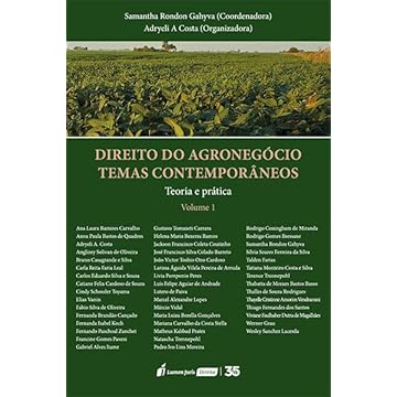 Capa do livro Direito do Agronegócio: Temas Contemporâneos - Teoria e Prática - Volume 1 - 2024