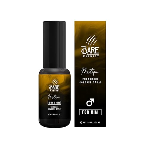 Mystique - Colonia de feromonas para hombres, fórmula concentrada extra fuerte, aroma exótico de larga duración, espray de 1.01 onzas líquidas