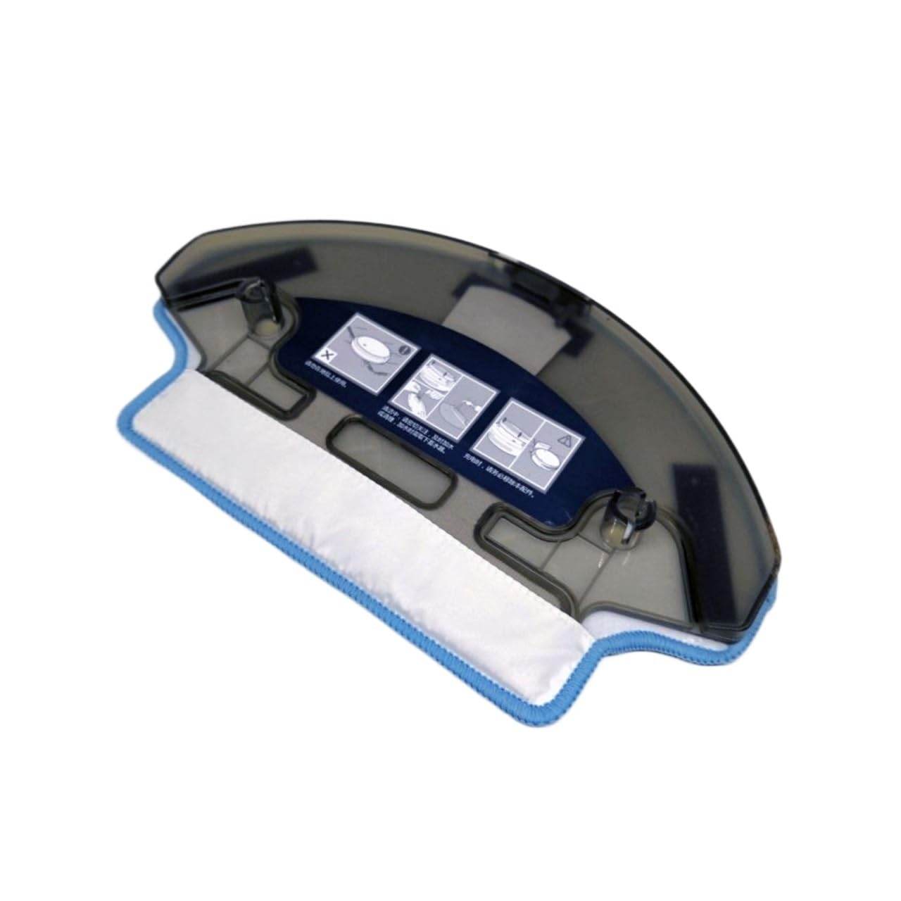 ZJMBGDSF Water Tank，Compatible For Deebot，DM88 M88 Robot Vacuum Cleaner Parts Replacement Water Tank+Cleaning Mop Rags Accessories