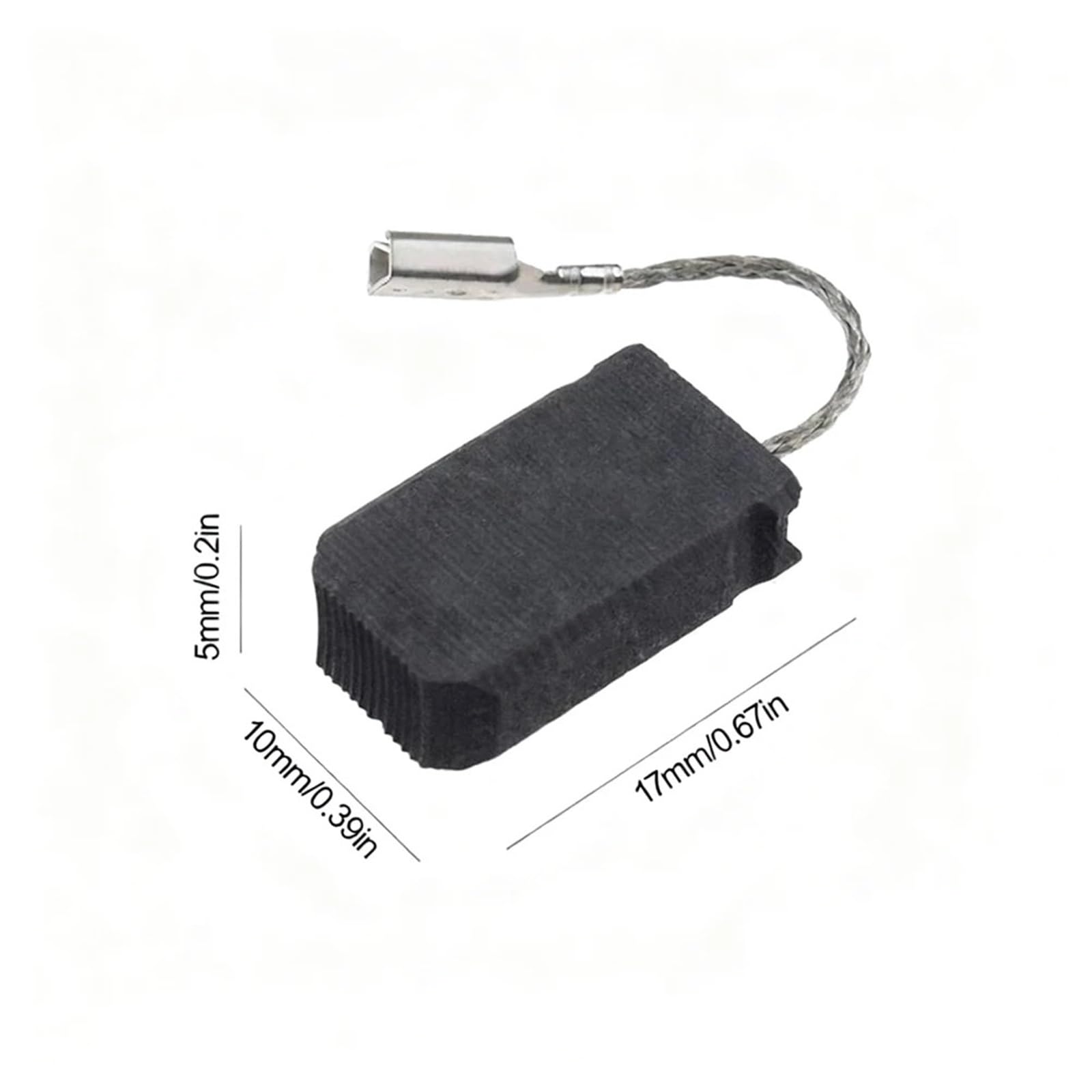 Balais de charbon moteur 1607014176 1607014172 1607014138 GWS 14-150 CI GWS 10-125 2 pièces