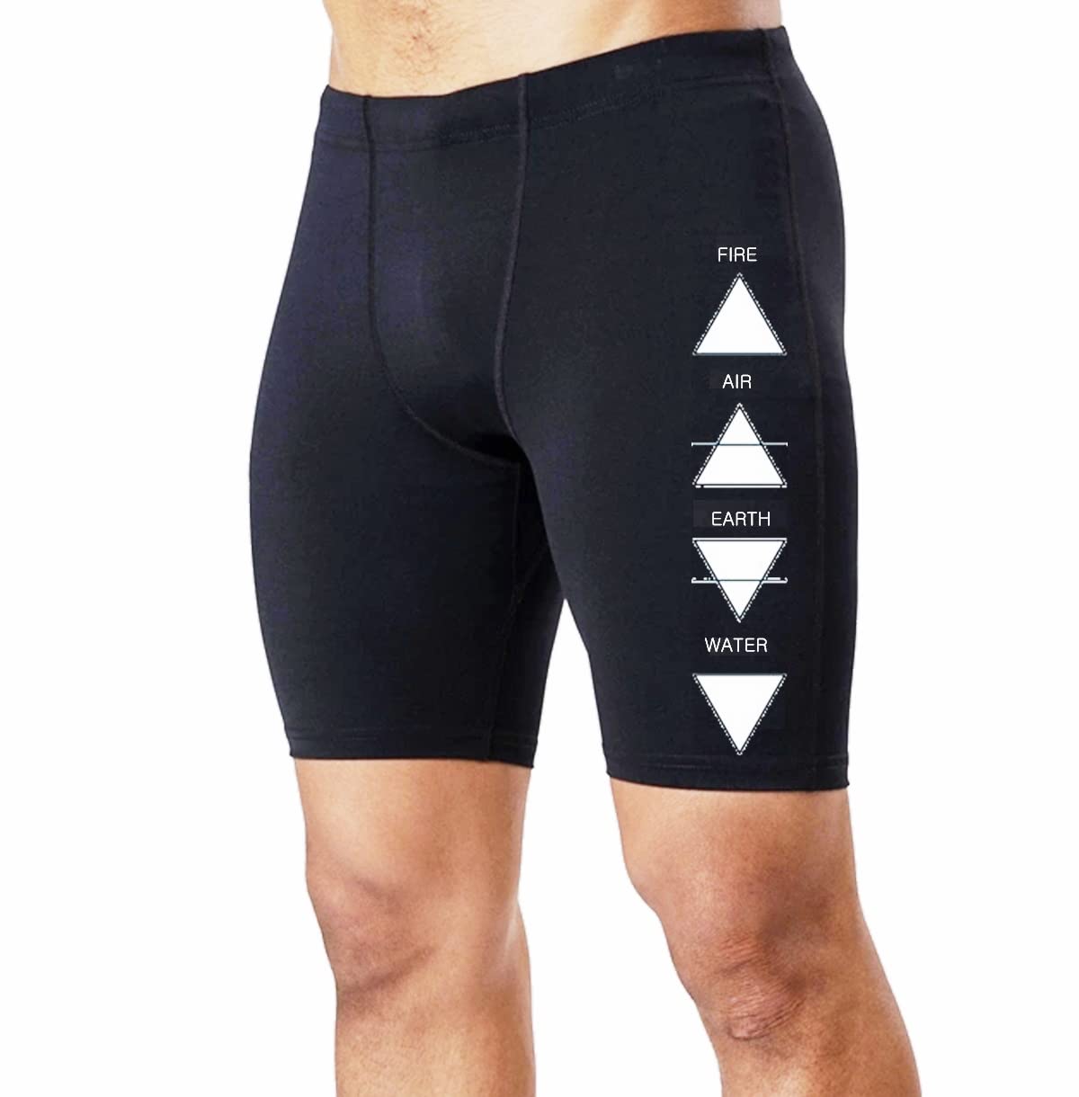 Compression Shorts For Men | Sportswear- Elements Print-image-30