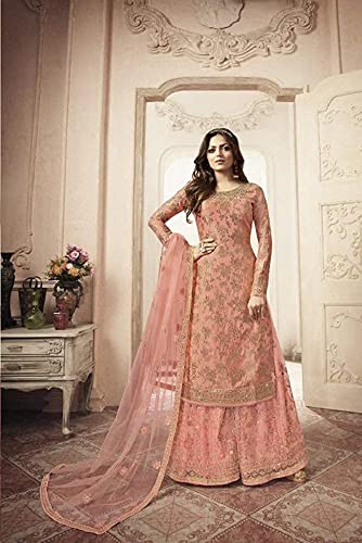 Ready to Wear Indian Pakistani Ethnic Wear Wedding Wear Sharara Style Salwar Suit for Women2