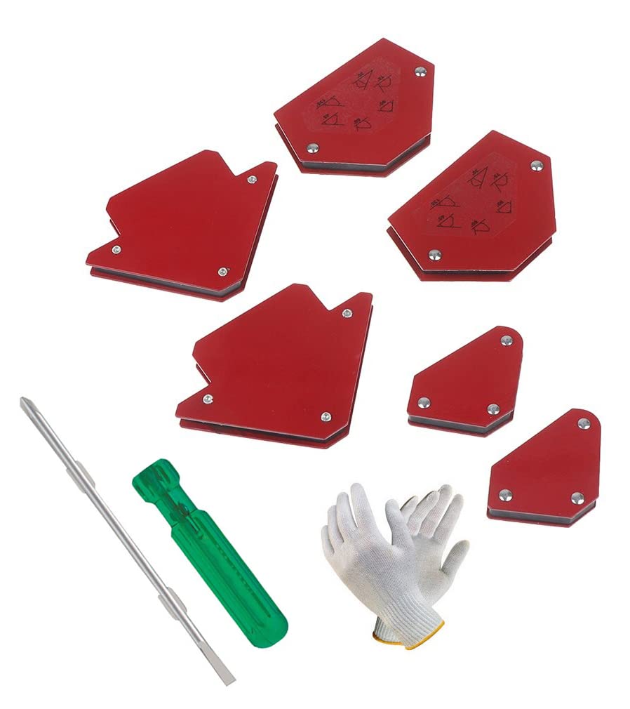 Digital Craft 6Pcs/Set New Triangle Magnet Welding Clamp Holder Set Welding Positioner Multi Degrees Soldering Locator 30 45 90 105 120 135 Degrees 6Pc Magnet Holder Set,6Inch 2 in 1 Screw Driver (B0BFLY62CB) Amazon Price History, Amazon Price Tracker