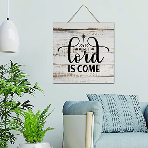Panneau en bois Joy to The World cadeau idéal pour la maison