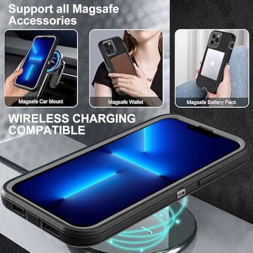 Coque iPhone 13 Pro Max protection 3 en 1抗震 anti-chute verre