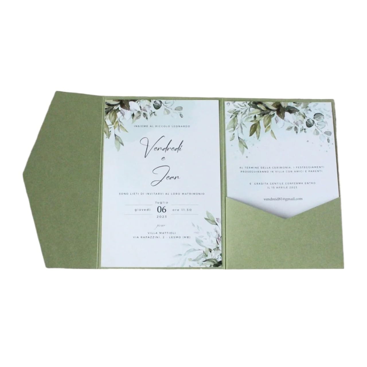 Einladungsumschläge Taschenumschläge for Hochzeitseinladungen, Einladung for Aufdruck „Sweet Sixteen“, 5 x 7 Zoll, 50 Sets(White,Pocket and Envelop)