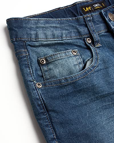 Lee Boys' Comfort Stretch Slim Fit Denim Jeans4