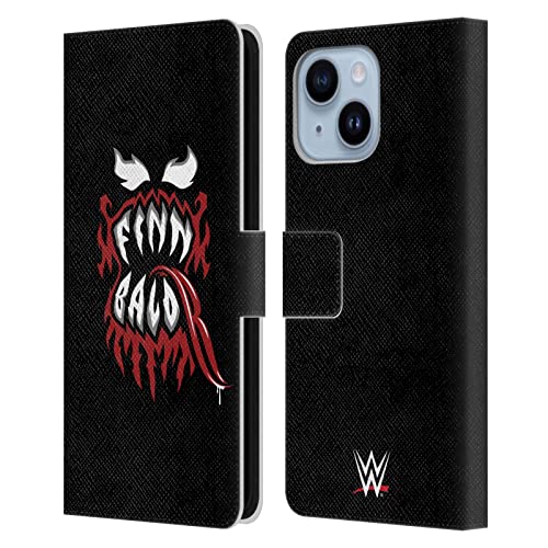 Étui portefeuille iPhone 14 Plus WWE Finn Bàlor cuir