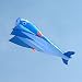 Hivel 3D Morbido Delfino Aquilone Soft Sport Kite Dolphin Parafoil Aquilone 120cm x 215cm - Blu