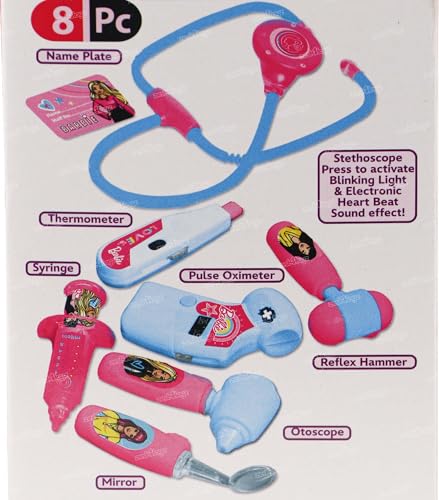 Image of Zest 4 Toyz 2 in 1 Doctor Kit for Kids Convertible Suitcase Portable Pretend Roleplay Set Battery Operated Toys with Light and Sound Effects Suitable for 3+ Years Boys and Girls Multicolor