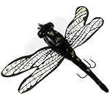 BESPORTBLE Dragonfly Fishing Lure Life Like Dragonfly with Hook for Trolling Hard Lure Fishing Hard Lure Fishing Tackle Equipment Tool Yellow