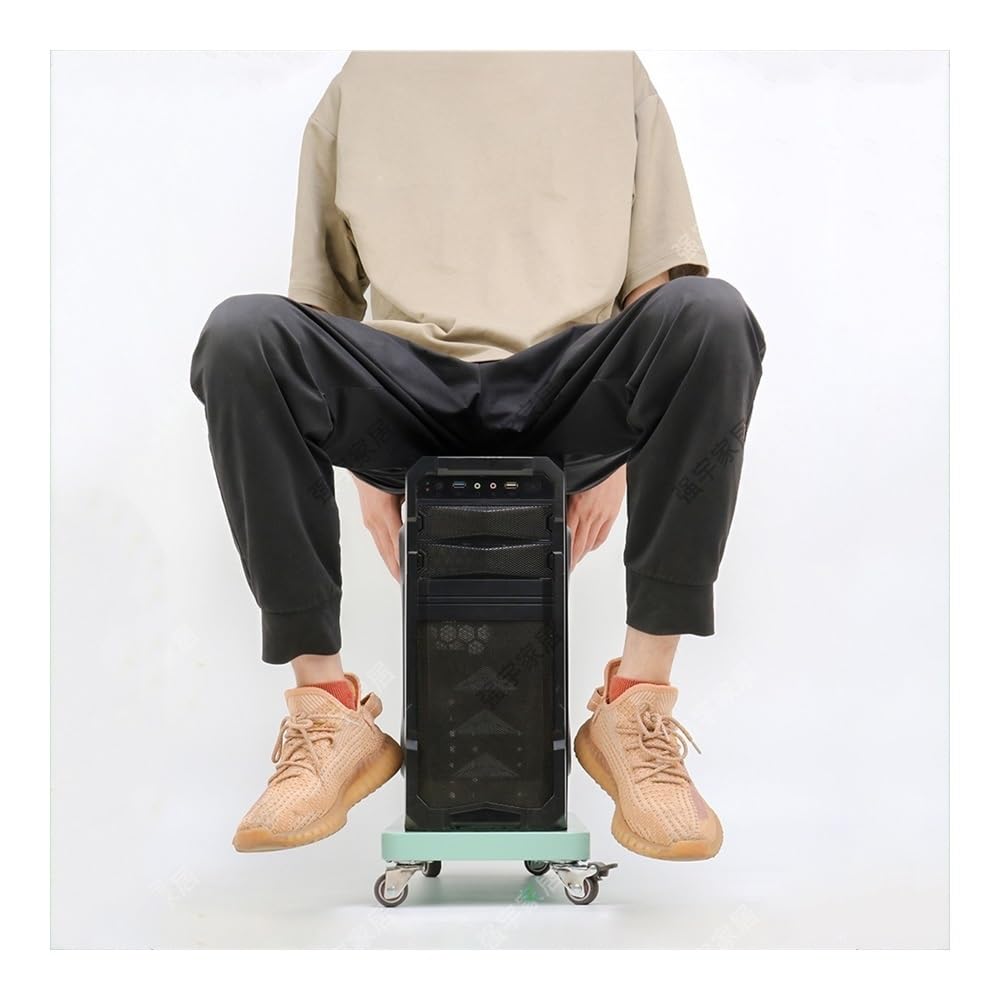 Supporto per Torre per Computer, Supporto per Torre PC Mobile, Supporto per CPU Mobile sotto la scrivania, Carrello Porta-CPU da Pavimento con Ruote bloccabili, per casa, scrivania