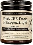  ﻿Title: ﻿Malicious Women Candle Co - What The Fuck is Happening??, Citrus & Sage Infused with Seri