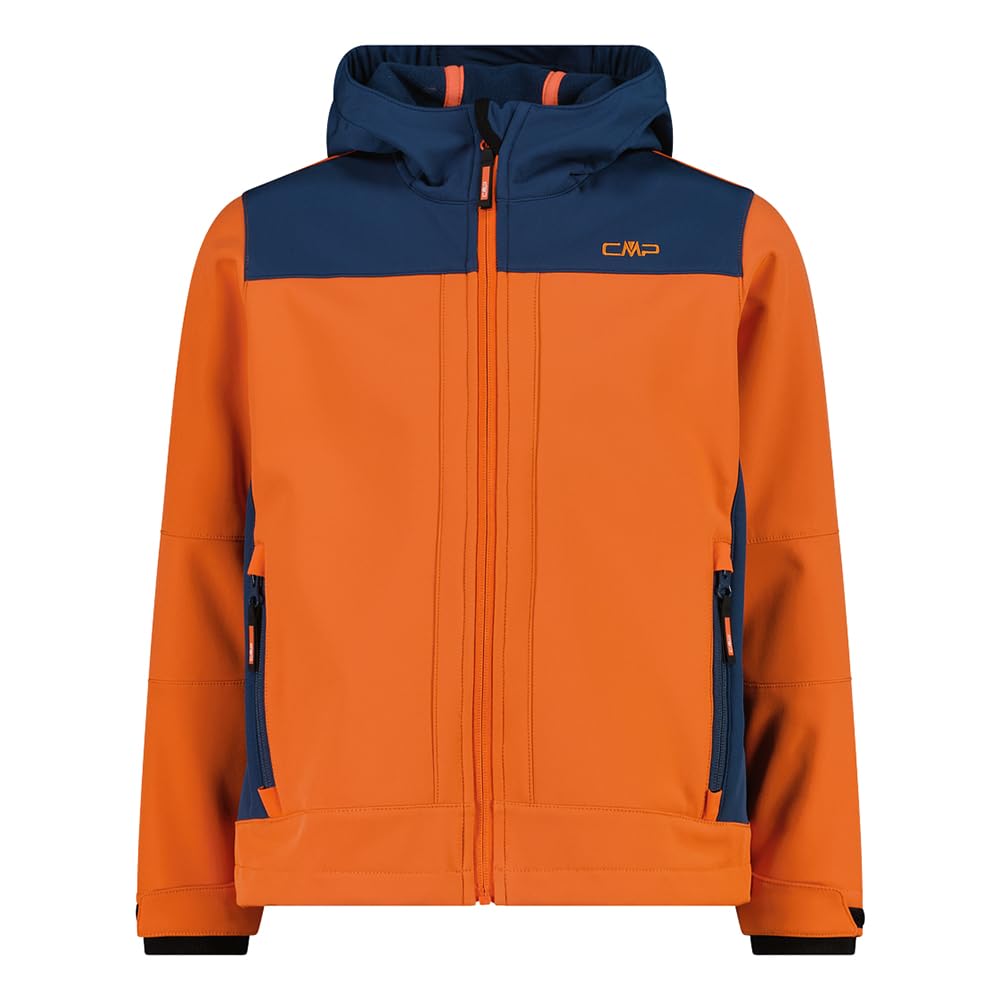 Veste softshell enfant CMP blouson imperméable coupe-vent avec capuche taille 104 - 4