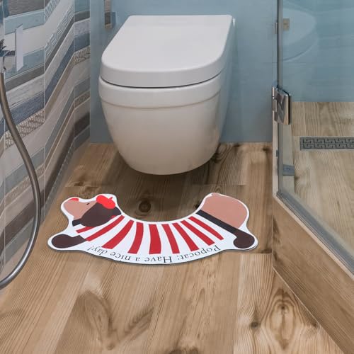 Alfombra de baño en U adiós a los resbalones y salpicaduras de agua 7
