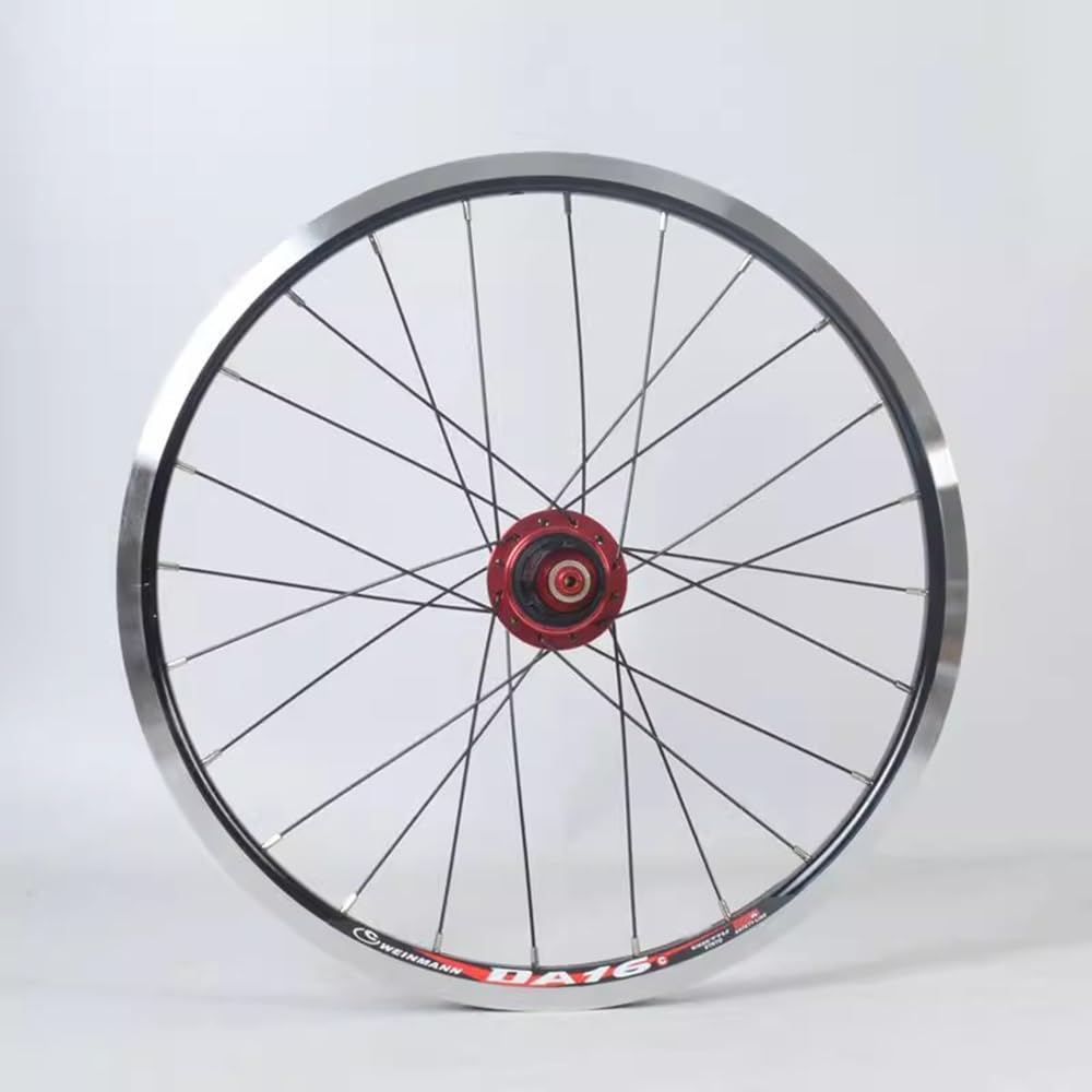 Juego de ruedas de bicicleta de montaña, Juego de ruedas para bicicleta 451 406 con freno en V, ruedas plegables, bujes de rodamiento de liberación rápida, compatible con cassette de 11 velocidades d