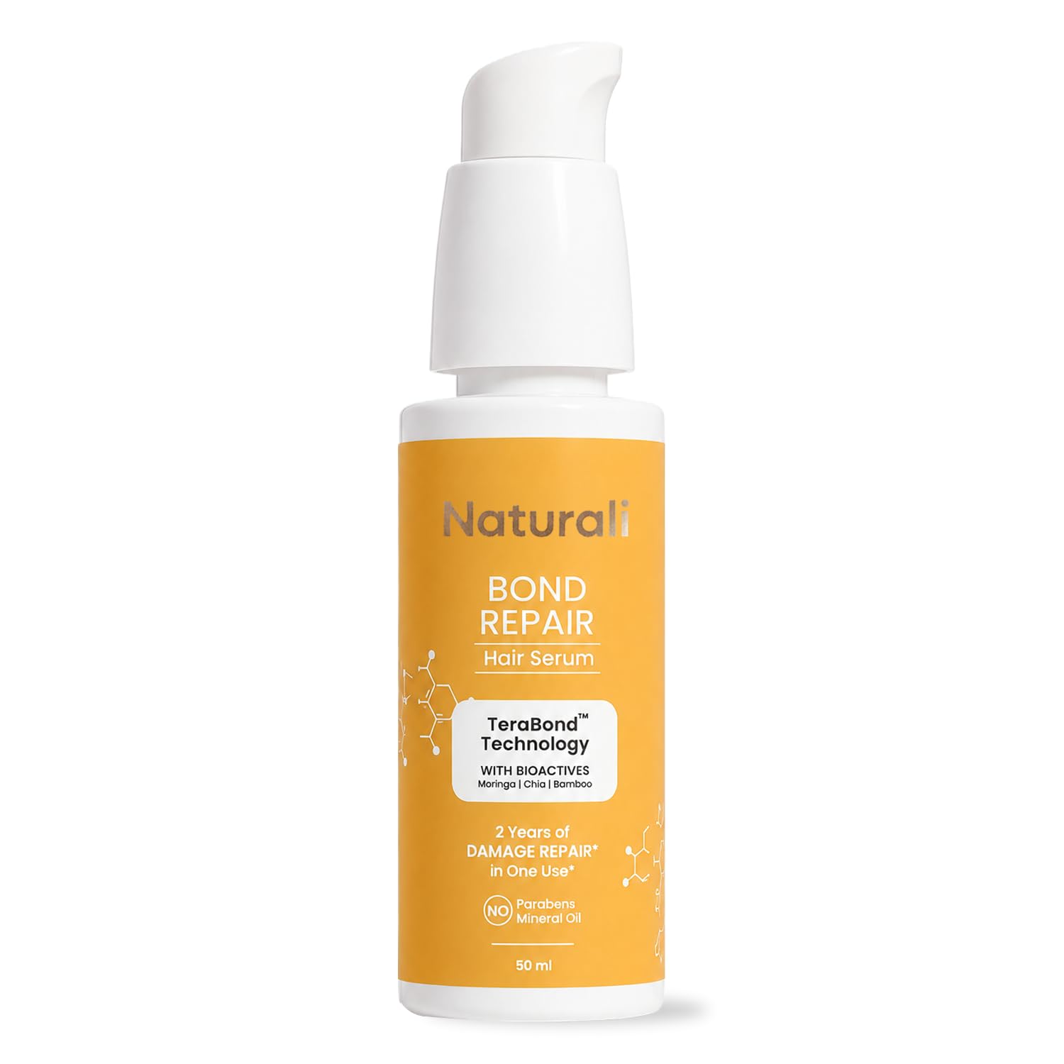 Naturali Bond Repair Hair Serum for repairing Damaged Hair | Powered by TeraBond Science & Bioactives | Repairs 2 Years of Damage in 1 Wash | Non-Sticky, Lightweight Texture | 50ml-image-10
