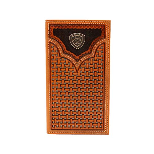 Ariat Basket Weave Rodeo Wallet/Checkbook Cover