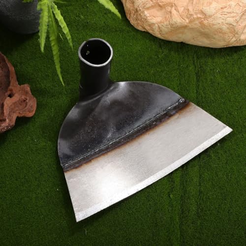 Image of DOITOOL Hand Hoe Head Hoe Garden Tool Heavy Duty Agriculture Farming Head Round Eye Hoes Remove Grass Planting Digging Gardening Tool Weeding Hoe Head for Agriculture