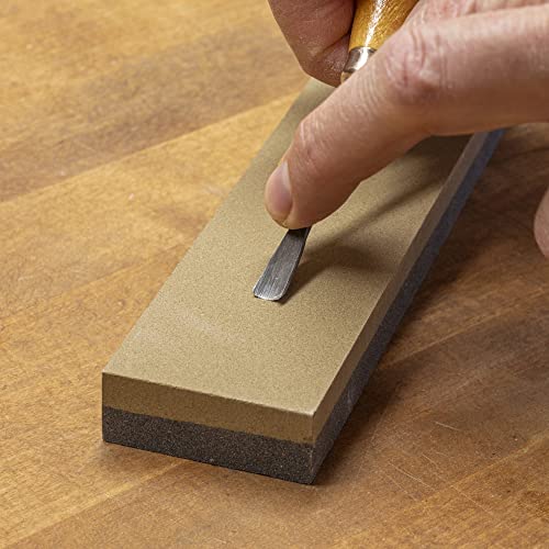 Smith’s 50821 8” Dual Grit Combination Sharpening Stone – Gray – 8” Stone Combination - Coarse Stone – 100 And 240 Grit Sharpening Stone – Assembled In The Usa #TOP7