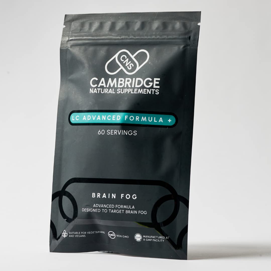Brain Fog LC Advanced Formula+ | Theobromine | Forskolin | Quercetin | Caffeine | Targets Menopause Brain Fog | 60 Capsules | One Month Supply