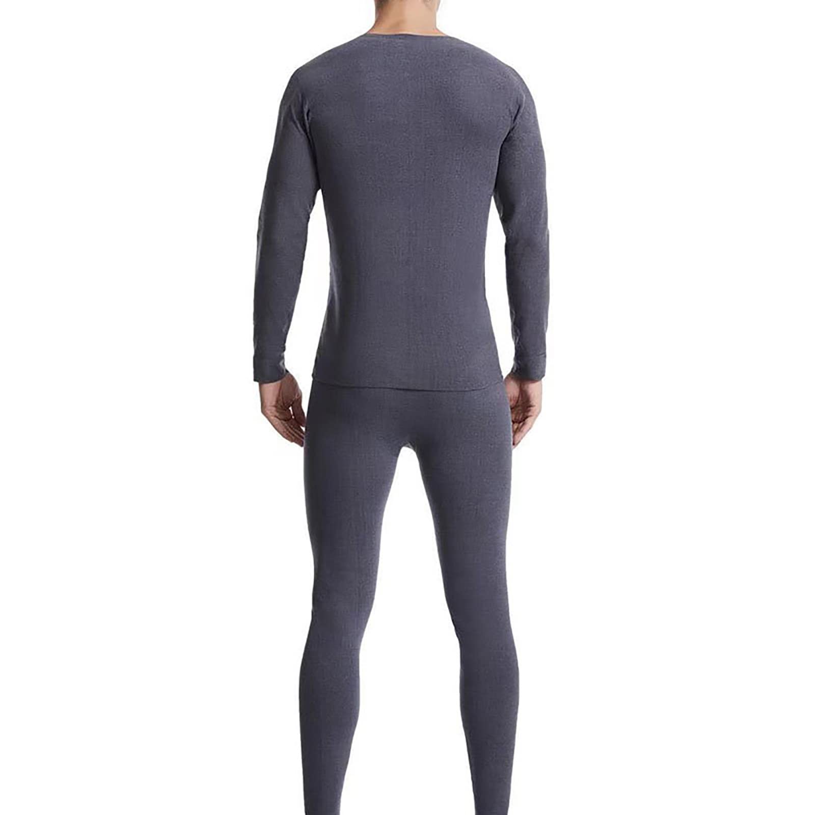 WHSPORT Ropa Interior Térmica Hombre, Camiseta Térmica Hombre Deportes Ropa Interior Funcional Conjuntos Térmicos Termo Invierno Otoño con Muy elástica para Running Esquí Ciclismo Fitness