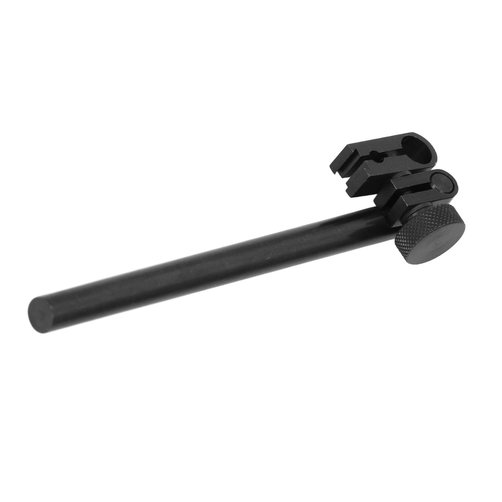 Generic Barra de Soporte del Indicador de Cuadrante, Portabrocas de Abrazadera de Indicador de Cuadrante, Aleación de Aluminio, Orificio de 6 Mm, 8 Mm, Longitud de 120 , Versátil y Resistente para Uso