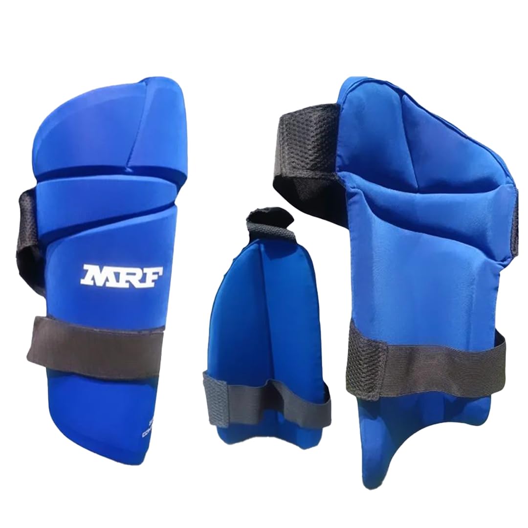 AASHRAY MRF Conqueror Dual Thigh Guard (with Inner Thigh), High Density Foam, Pre-Shaped PU Casing, Soft Absorbent Fabricated Back | Player Level | Matches, Tournament, Club, Training (Boys, Righty) (B0D7QVLWSY) Amazon Price History, Amazon Price Tracker