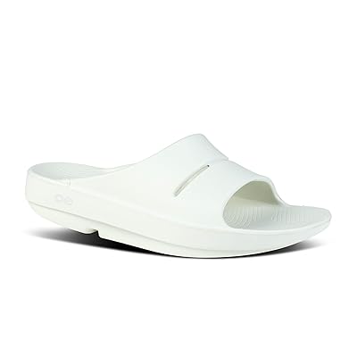 OOFOS OOahh Slide Sandals Cosmic Gray
