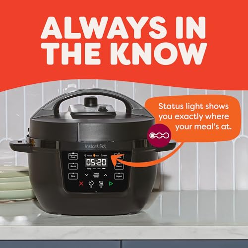 Image of Instant Pot 4QT RIO Mini 7-in-1 Multi-Cooker, Pressure Cooker, Slow cook, Saute, Steam, Rice Maker, Yogurt, & Warmer, Black, 4 Quarts