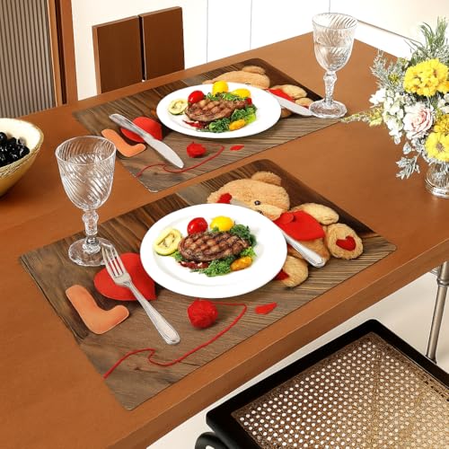 Image of Combo of Kitchen 01 Fridge Top Cover(21 X 39 Inches), + 4 Fridge Mats (11 X 17 )Inches), 5 Piece Set -CC175
