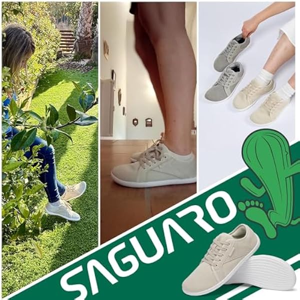 SAGUARO Унисекс трикотажные босоножки с подошвой Zero Drop, Luck, размеры 36-48