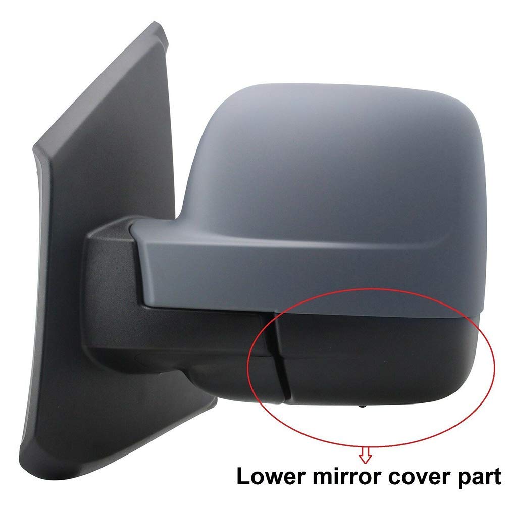 Coque de rétroviseur gauche en ABS pour Vaux haII Vivar0 Renau1t Trafic Van F1at Ta1ento 2015-2018