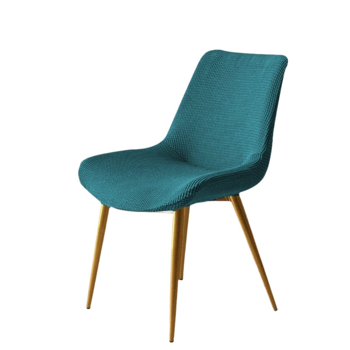 SZHMZ Stretch Chair Slipcover Shell Chair Covers Back Dining 6/2/4PCS Stretch Shell Dining Chair Slipcovers,Jacquard Scandinavian Dining Chair Covers Washable Removable Chair Protector(H,4PCS)