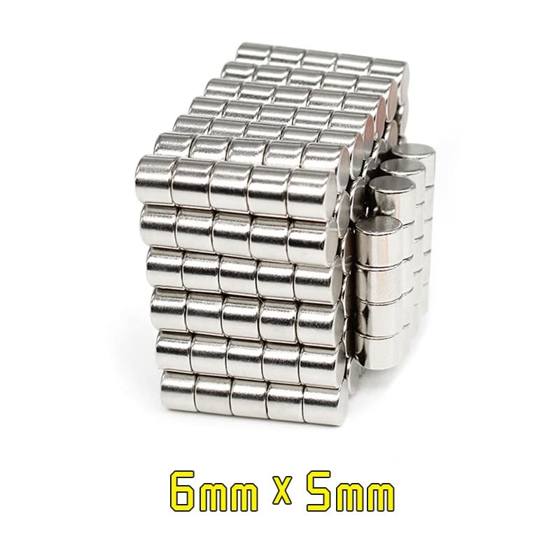 20/50/100/150/200/300PCS 6x5 mm Disc Rare Earth Neodymium 6x5mm Small Round Search 6 * 5 mm Magnets(50PCS)