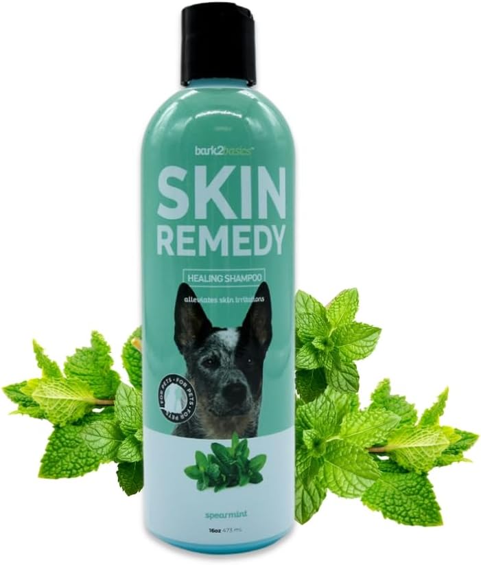 Skin Remedy Dog Shampoo, 16 oz - Red Algae Based CTAB, Alleviates Skin Irritations Naturally, Promotes Healing