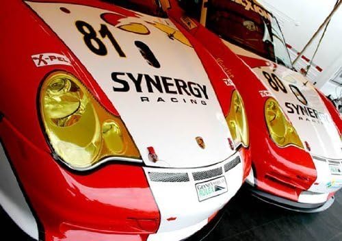 Miniatura 4 de Película de vinilo autoadhesivo de 12 x 48 pulgadas para proteger los faros delanteros y traseros y las luces antiniebla, de DIYAH, Dorado