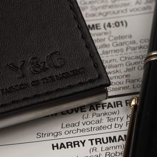 Y&G CC1013 Black Business Creative Formal Wear Dress Presents Idea Card Holder Leather PU Black Card Case4