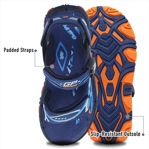 Image of Gold Pigeon Shoes Easy SNAP LOCK Outdoor Water Kids Toddler Sandals for Girls & Boys. Everyday, Vocation, Pool, Summer, Beach Essentials.