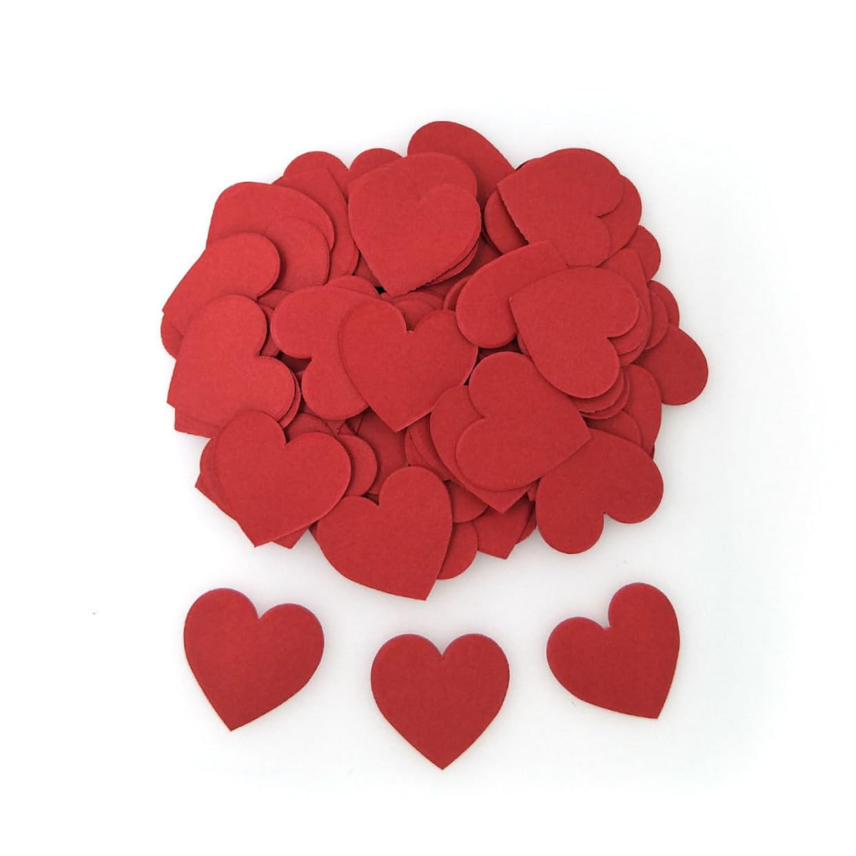 Gadpiparty 3 Set Di Coriandoli A Forma Di Cuore Carini Per Feste Mini Decorazioni Da 3 Cm Rosse Adatte Per Compleanni Matrimoni 400 Pezzi*3