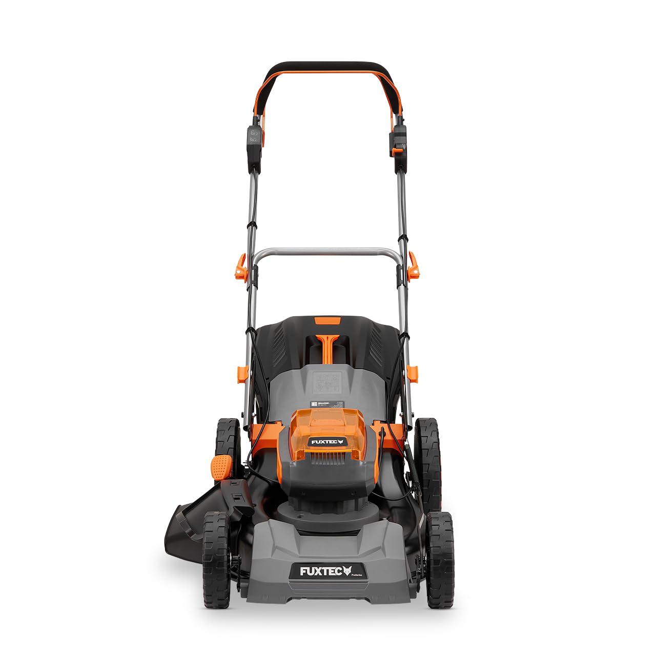 FUXTEC 40V Akku Rasenmäher FX-E2RM46PROSET • 2X 5Ah Akku und Schnellladegerät • Rasenmäher mit variablem Antrieb • 46 cm • Schnitthöhe 25-100 mm • Mulchfunktion • 50L Fangkorb