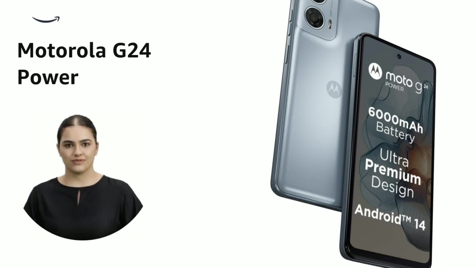 Motorola G24 Power (Glacier Blue, 8GB RAM, 128GB Storage) : Amazon