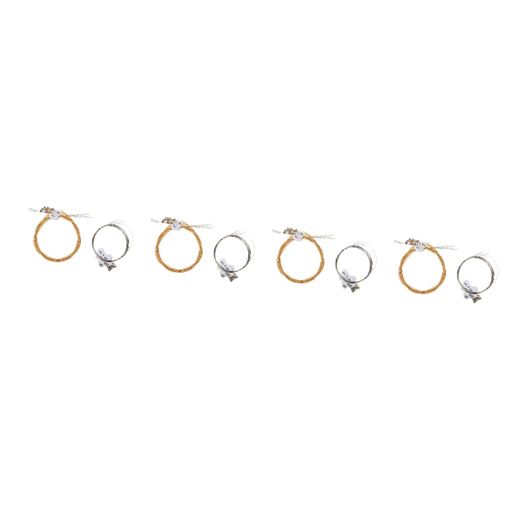 TOYANDONA 4sets Corde Per Lira Metallo Sostituzioni Pratiche Per Strumenti Musicali Accessori Lira Di Alta Qualità