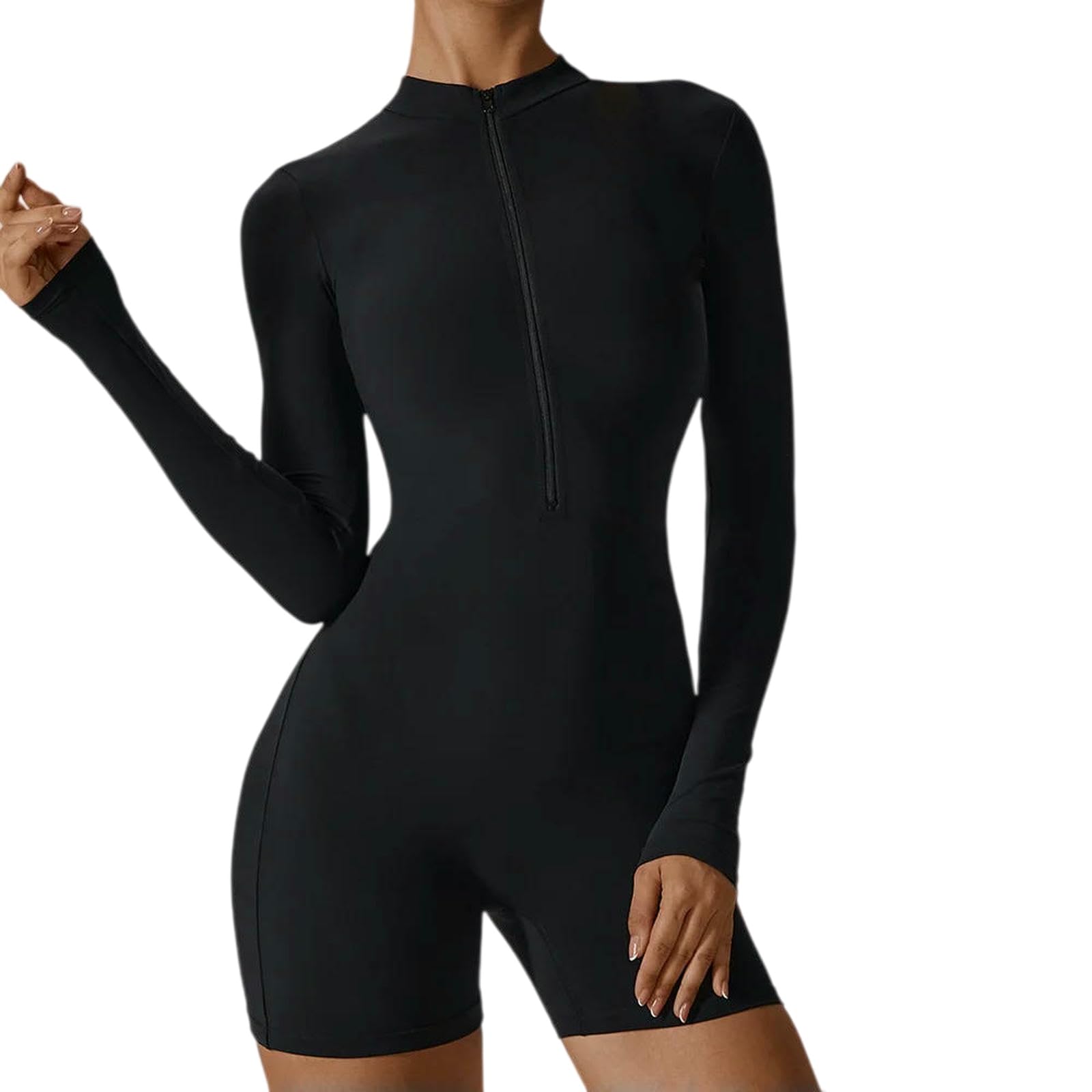 Mono Deportivo de una Pieza para Correr, Body para Mujer, Ropa Deportiva para Gimnasio, Fitness y Yoga.-2-Metro