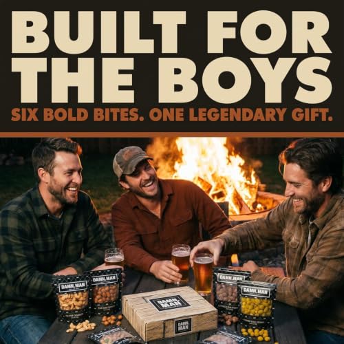 Image of Gift Baskets for Men - Fathers Day Gift, Gourmet Nuts Gift Basket, Birthday Gift for Dad, Husband & Adults, Roasted Snack Box Variety, Unique Gifts for Men