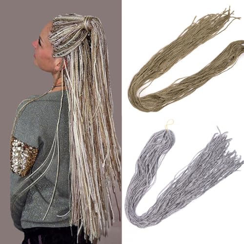 3Packs 30 Inch Micro Braids Hair Extensions Long...
