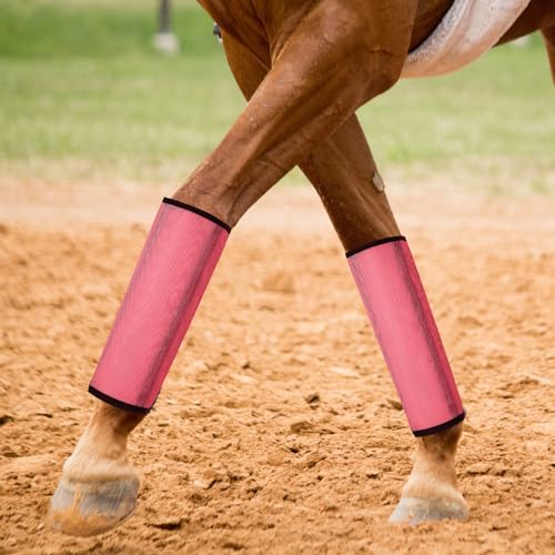 Image of Jexine Set of 8 Mesh Fly Boots for Horse Loose Fitting Non Slip Breathable Horse Fly Leggings Protective Reduces Stress Leg Fatigue Wraps for Preventing Flies Mosquitoes Bite
