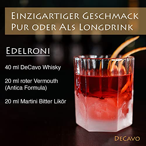 DeCavo Deutscher Whisky Single Malt 47,3% | 0,5 L | fassgelagert in Höhlen | 3 Jahre alt | mit Noten von Orange, Apfel… – Bild 6